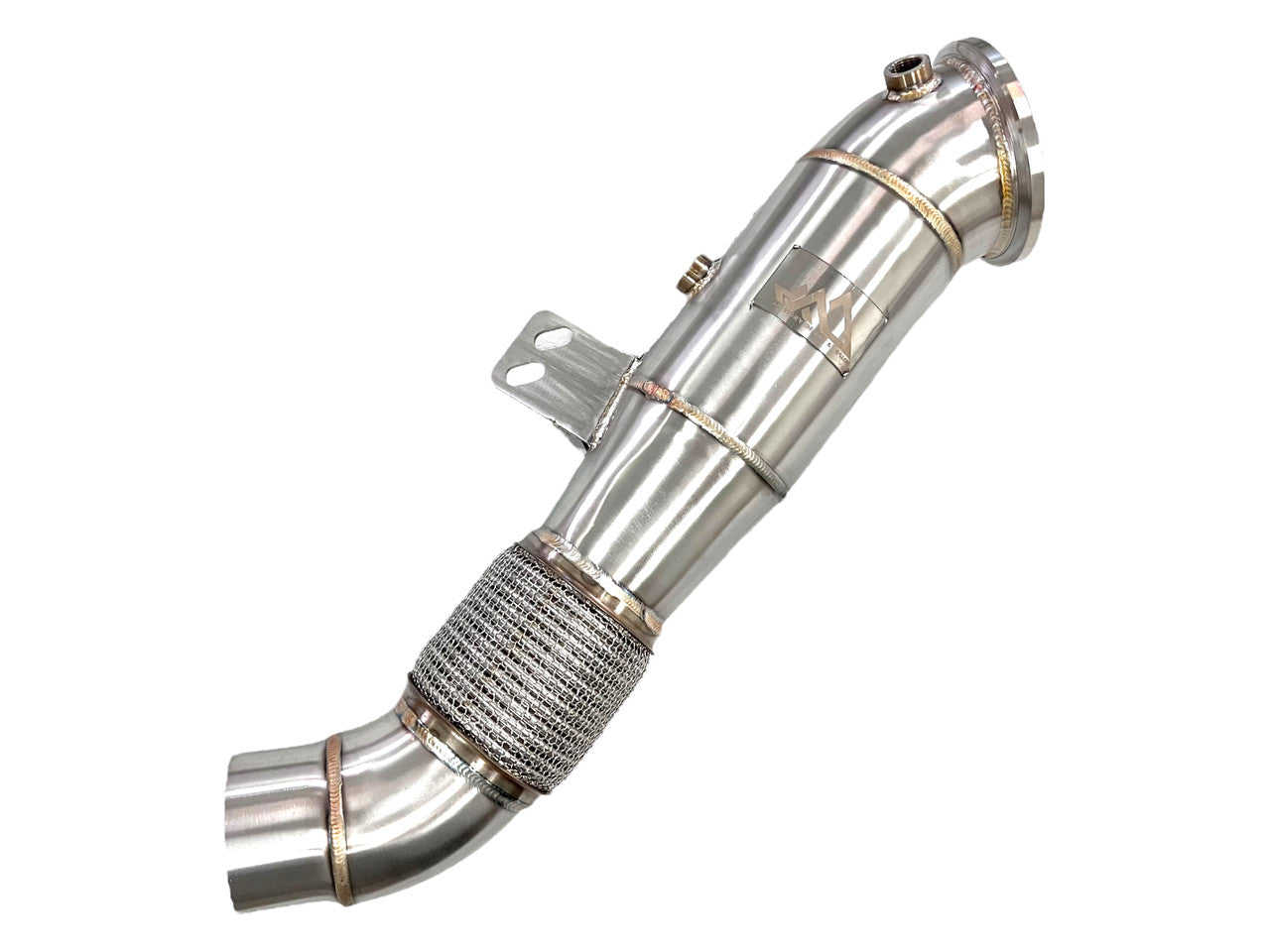 BMW Toyota B58 V2 4.5" Downpipe W/ Bracket BMW F, G Chassis & Supra